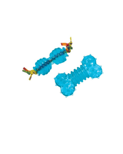 Игрушка для собак Petstages Orka Petite Chew Pair (Набор игрушек Орка косточка и гантель мини) 9/4,5см (pt234)