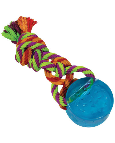Игрушка для собак Petstages Orka Dental Puck (Орка Шайба з канатом) 6х2,5 см (pt232)