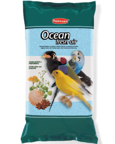Наповнювач для птахів Padovan Ocean Fresh Air Мінеральний поглинаючий 5 кг (PP00118)