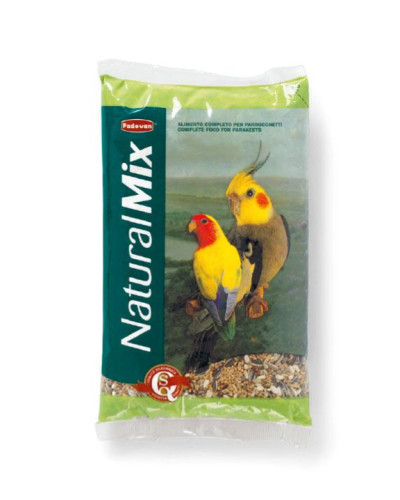 Повсякденний корм для середніх папуг Padovan NaturalMix Parrocchetti 850 г (PP00128)