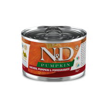 Вологий корм для собак малих порід Farmina N&D Grain Free PUMPKIN CHICKEN ADULT MINI з гарбузом, куркою, гранатом 140 г 02314