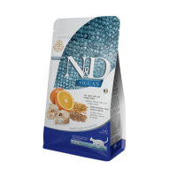 Сухий корм для котів Farmina N&D Low Grain Ocean ADULT з тріскою та апельсином 300 gr 36773