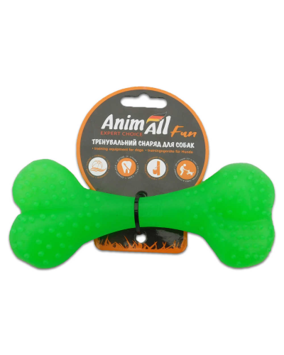 AnimAll Фан 88125 кость 15 см зеленая