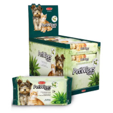 Вологі серветки, що очищають, Padovan Pet Wipes Aloe 40 шт (PP00462)