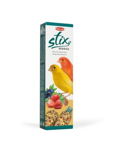Ласощі для дорослих канарок Padоvan Stix Berries Canarin 80 г (PP00199)