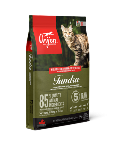 Сухой корм для котов всех пород и всех стадий жизни Orijen TUNDRA CAT 5,4 кг (o28354)