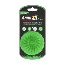 AnimAll Fun мяч волна с пищалкой 75 мм зеленый