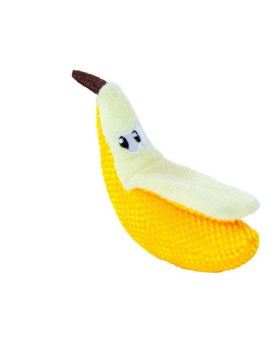 Игрушка для кошек Petstages Dental Banana для зубов с кошачьей мятой 12см (pt67835)