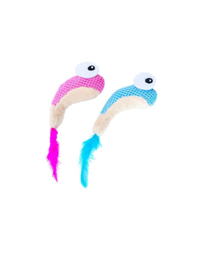 Іграшка для кішок Petstages Dental Shrimpies креветки з котячою м'ятою 13 см/х2 шт (pt67836)