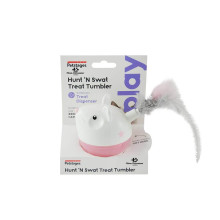 Игрушка для кошек Nina Ottosson Hunt `N Swat Treat Tumbler Мышь розовая интерактивн 1ур сложн (no69587)