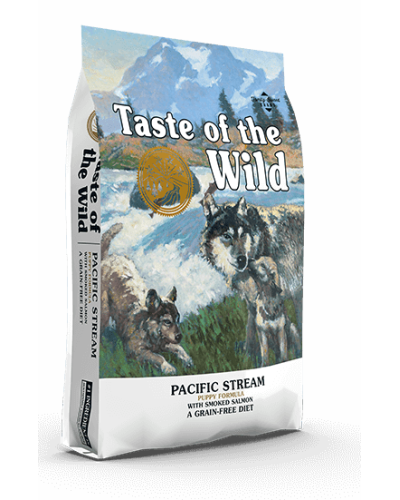 Сухий корм для цуценят всіх порід Taste of the Wild Pacific Stream Puppy з копченим лососем 12,2 кг (9757-HT60)