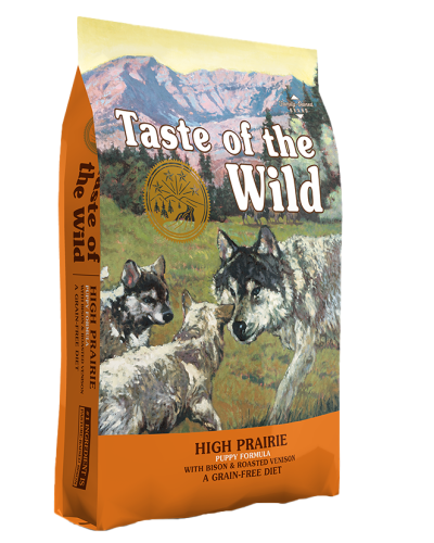 Сухий корм для цуценят всіх порід Taste of the Wild High Prairie Puppy з бізоном та оленіною 5,6 кг (9754-HT77)