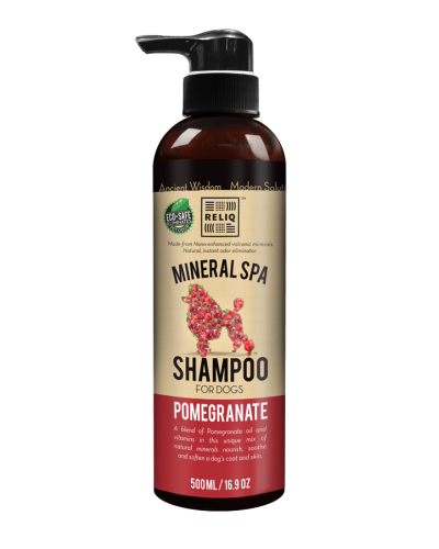 Шампунь Reliq Mineral Spa Shampoo Pomegranate  для собак із екстрактом гранату 500 мл (S500-POM)