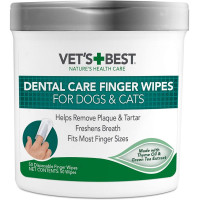 Салфетки для ухода за полостью рта Vet's Best Dental Care Finger Wipes для собак 50шт (vb00001)