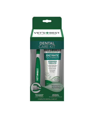 Набор для ухода за ротовой полостью Vet's Best Dental Care Kit для зубов 103 мл (vb10528)