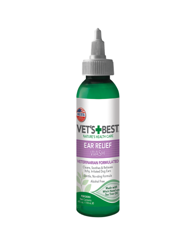 Жидкий очиститель Vet's Best Ear Relief Wash для ушей для собак 118 мл (vb10021)