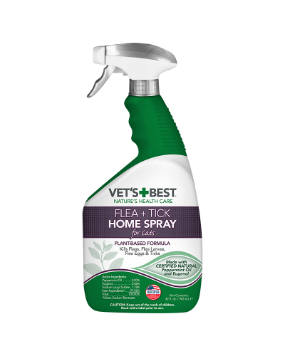 Спрей Vet's Best Flea&Tick Home Spray for Cats проти бліх і кліщів для кішок і дому 945 мл (vb10526)