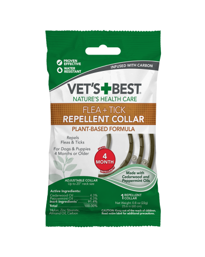 Нашийник Vet's Best Flea&Tick Repellent Dog Collar для собак 60 см (vb10609)