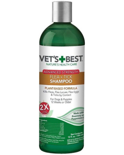 Шампунь Vet's Best Flea&Tick Shampoo 355 мл (vb10608)