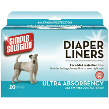 Гігієнічні прокладки для тварин Simple Solution Disposable Diaper Liners - Heavy Flow 10 шт (ss10607)
