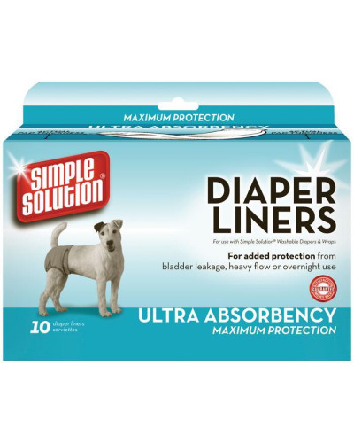 Гигиенические прокладки для животных Simple Solution Disposable Diaper Liners - Heavy Flow 10 шт (ss10607)
