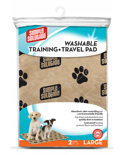 Багаторазові пелюшки для собак Simple Solution Washable Training&Travel Pads 81х76см 2шт (ss11443)
