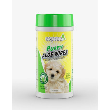Влажные салфетки для щенков Espree Puppy Aloe Wipes для чистки кожи 50 шт. (e01422)