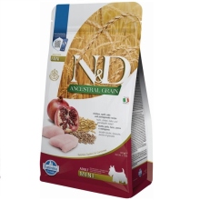 Сухой корм для собак мелких пород Farmina N&D Low Grain CHICKEN & POMEGRANATE ADULT MINI 800 gr 21977