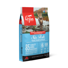 Сухой корм для котов всех пород и всех стадий жизни Orijen 6 FISH CAT&KITTEN 1,8 кг (o28118)