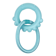 AGrizZzly Baby 0396 Іграшка Восьминіг з канатом, м'ятна, (13,5х12,8х2,6 см)