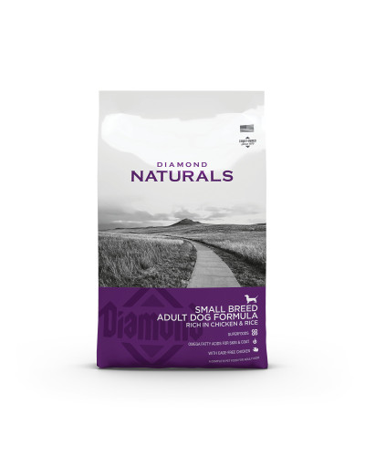 Сухой корм для взр собак малых пород Diamond Naturals AdSmBr Chic&Rice Кур&Рис 7,5 кг (dn10076-HT60)