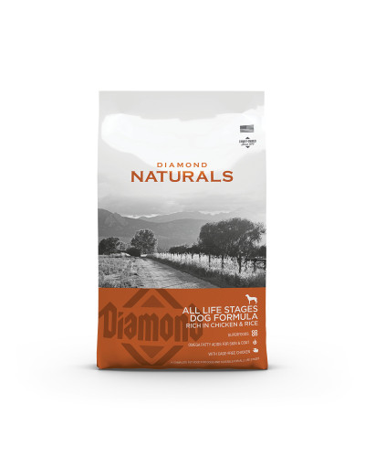 Сухий корм для собак всіх порід та стадій життя Diamond Naturals All Life Stages Dog Chicken&Rice Курка&Рис15 кг (dn10074-HT28)