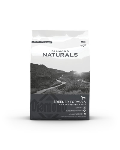 Сухой корм для собак всех пород и стад жизни Diamond Naturals Breeder Ch&Rice Курица&Рис 20 кг (dn10090-HT56)