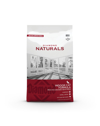 Сухой корм для взр дом котов Diamond Naturals Indoor Cat Ch&Rice Цыпля 1 кг (dn10091-HT27)