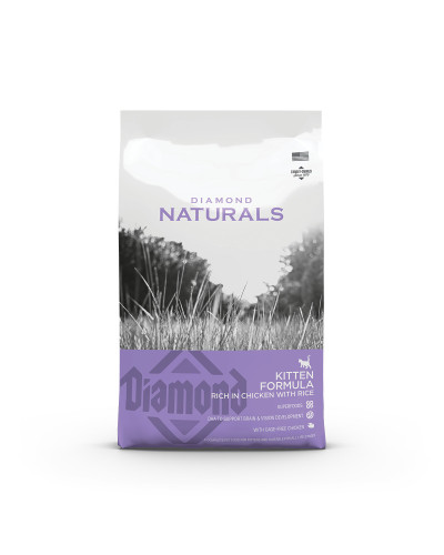 Сухий корм для кошенят та лактуючих кішок Diamond Naturals Kitten Chicken&Rice Курка 1 кг (dn10094-HT27)