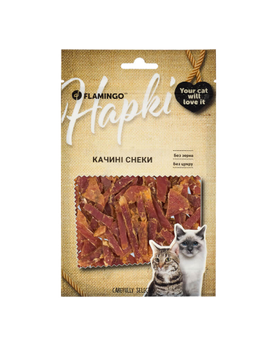 Flamingo Утиные снеки для кошек 50 GR