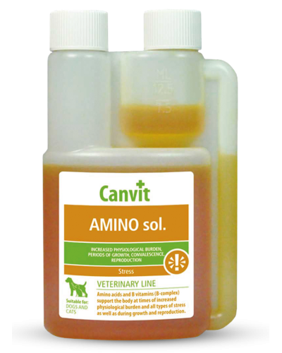 Комплексна вітамінна добавка для тварин Canvit Amino sol 1 л (b57101)