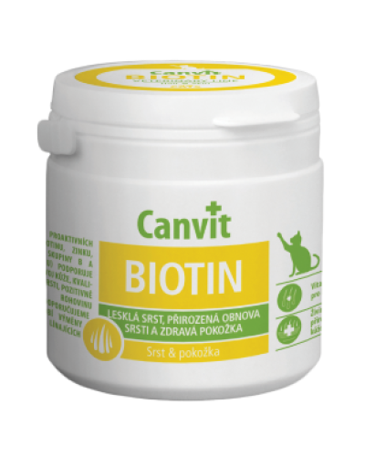 Вітамінно-мінеральний комплекс Canvit Biotin для котів таблетки 100 г (can50741)