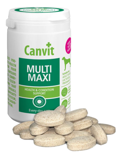 Витаминно-минеральные добавки Canvit Multi Maxi для собак 230 г (can53375)