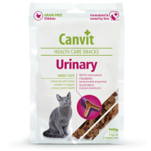 Полувлажные лакомства Canvit Urinary для профилактики инфекций мочевыводящих путей для кошек 100 г (can514090)