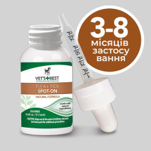 Vets Best FLEA TICK SPOT-ON BOTTLE краплі від бліх та кліщів для собак 17,7 мл