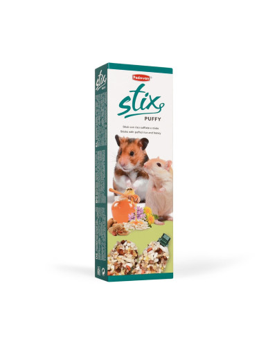 Ласощі для хом’яків та невеликих гризунів Padоvan Stix Puffy Criceti 100г (PP00351)