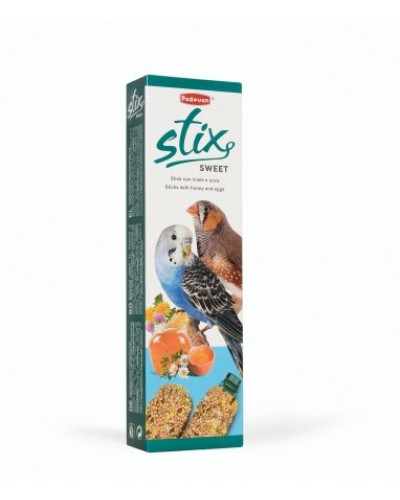 Ласощі для хвилястих  папуг, амадинів Padоvan Stix Sweet Cocorite ed Esotici 80 г (PP00206)