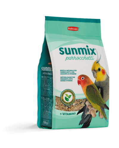Корм для середніх папуг Padovan SunMix parrocchetti 750 г (PP00588)