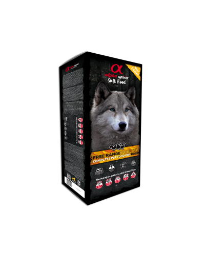 Корм для собак напіввологий Alpha Spirit Poultry Box беззерновий (200г х45) 9 кг (as3003209)