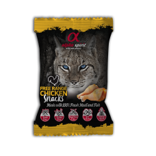 Ласощі для котів Alpha Spirit Snacks напіввологі беззернові кубики з куркою 50 г (as8004350)