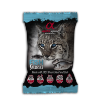 Лакомства для котов Alpha Spirit Snacks полувлажные беззерновые из рыбы 50 г (as8007350)