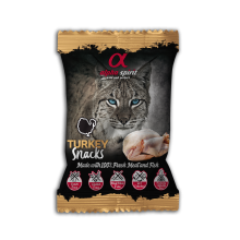 Лакомства для котов Alpha Spirit Snacks полувлажные беззерновые из индейки 50 г (as8002350)