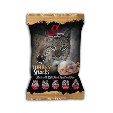 Ласощі для котів Alpha Spirit Snacks напіввологі беззернові кубики з індички 50 г (as8002350)