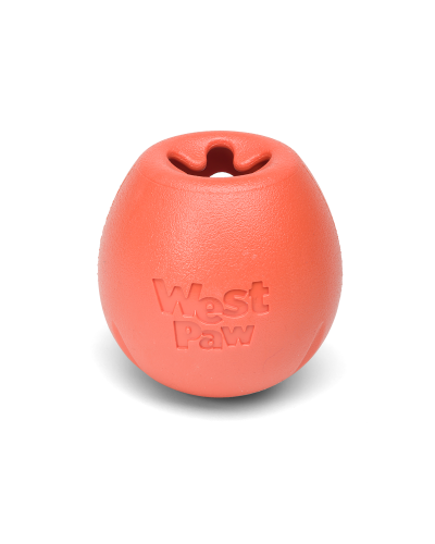 Игрушка для собак West Paw Zogoflex Rumbl для лакомства малый 8 см оранжевый (BZ040MEL)